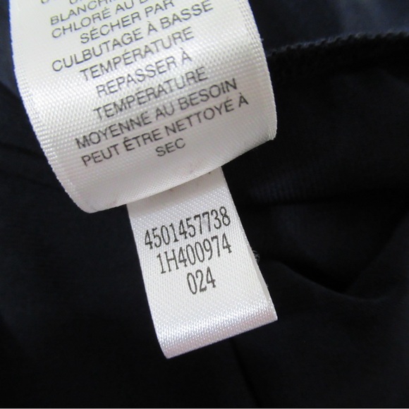 Chico’s Blue Zipper Detail Knit Kit Faux Wrap Dress Size Small - Picture 9 of 15